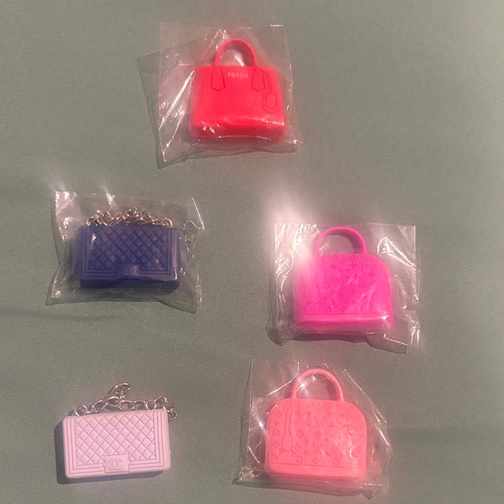 Miniature Designer-Inspired Bag Keychains